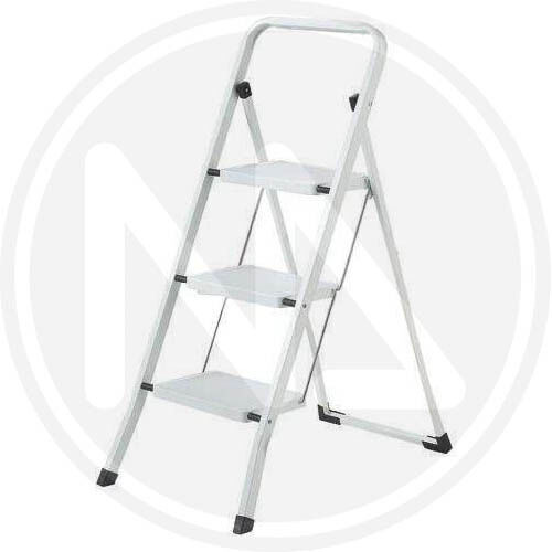SGABELLO IN METALLO 4 Gradini 20x30 cm Mod. EASY STEP MAURER 46x92,5x123 cm