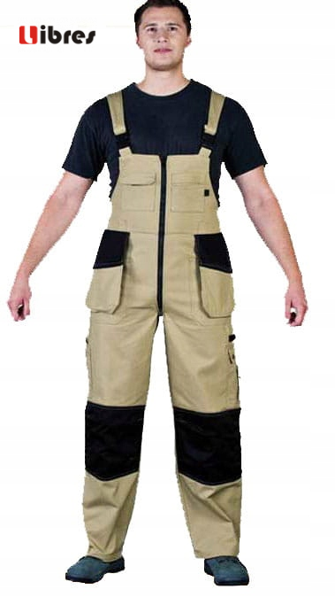 PANTALONE DA LAVORO PROTETTIVO LH-ZIMER PANTALONE CON SALOPETTE 52 L...