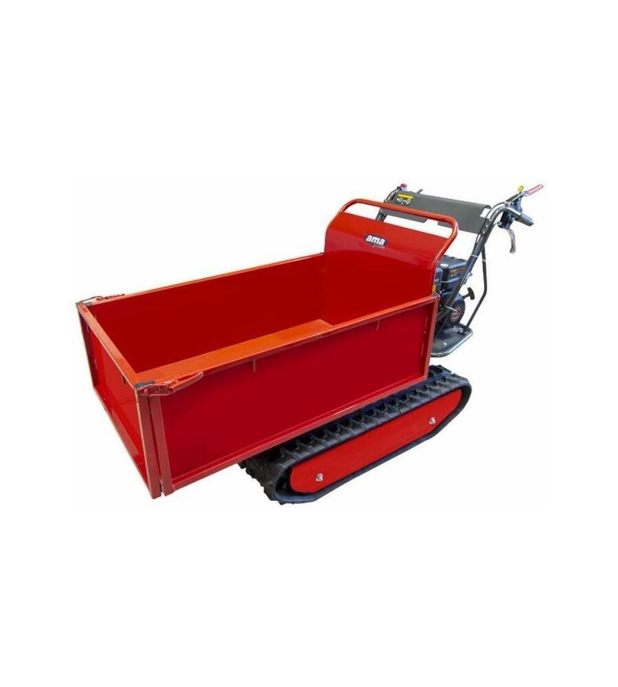 MOTOCARRIOLA CINGOLATA PORTATA 500 KG MOTORE 196 CC "DUMPER TAG500T" - AMA
