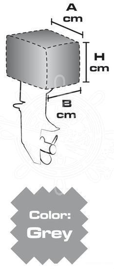 COPRIMOTORE FUORIBORDO HP 60/100 CM 73 X 40 X 65 COPRI MOTORE MS046505050