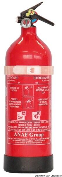 Estintore 2 Kg MED 5A 70B 25F - 31.450.12