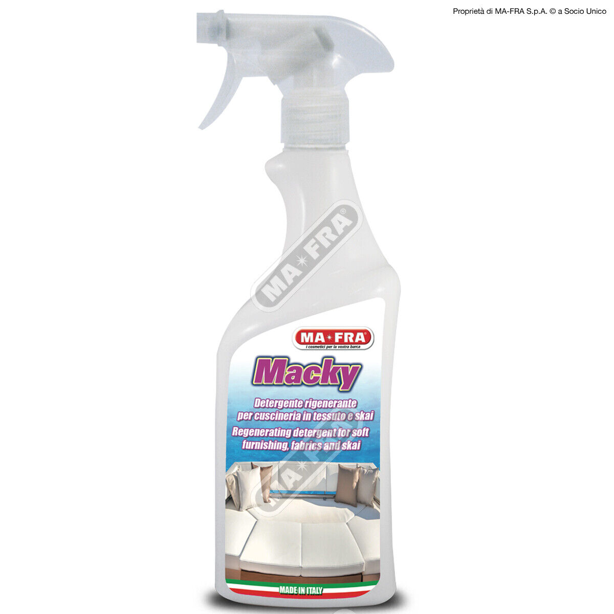 Ma-Fra MACKY Sgrassatore e Igienizzante per Cuscineria 750ml
