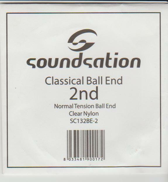 CORDA SOUNDSATION NYLON SC132BE-2 SI NORMAL TENSION BALL END