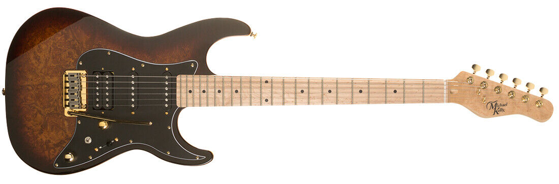 MICHAEL KELLY CC60 BURL BURST EDITION - CHITARRA ELETTRICA - BURL BURST CHITARRE