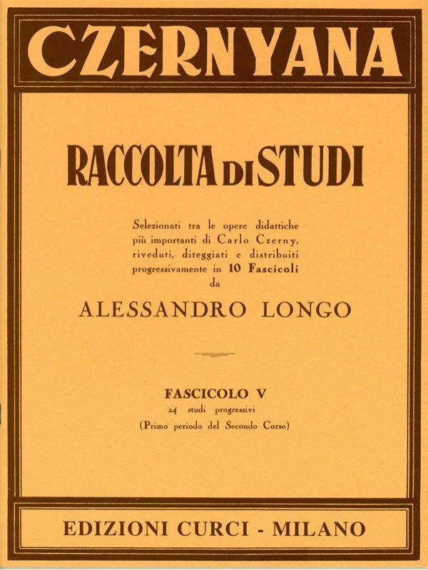 Czernyana Raccolta di studi -  fascicolo V - Alessandro Longo - Curci