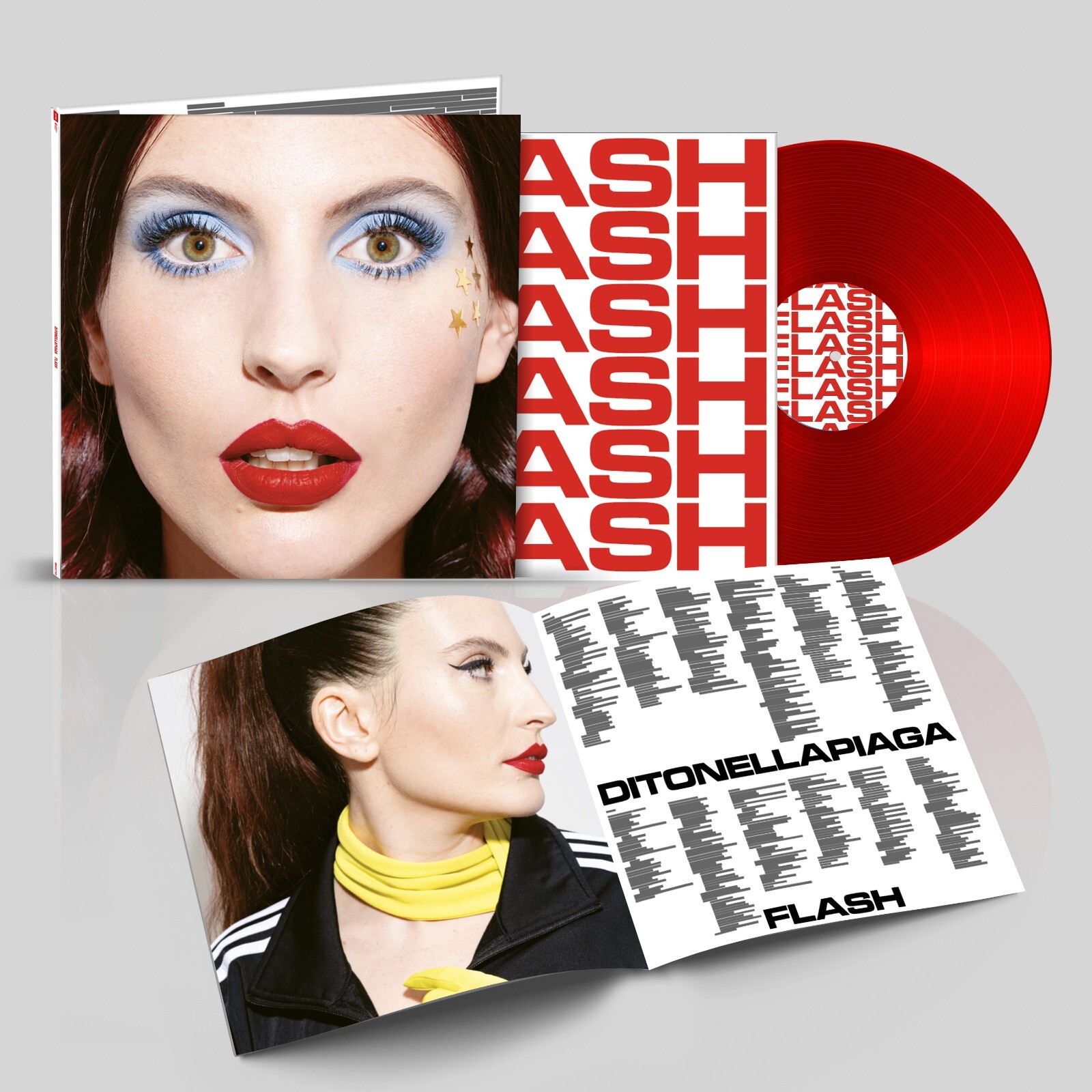 DITONELLAPIAGA - FLASH - LP VINILE ROSSO PREORDINE DAL 10 MAGGIO NUMERATO