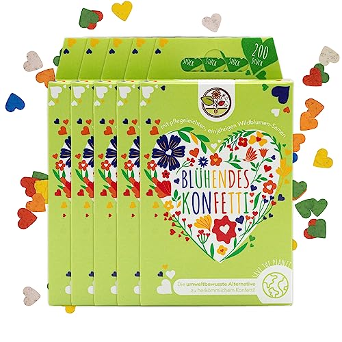 Coriandoli Di Semi Per Fiori Selvatici Colorati - Coriandoli Di Fiori Colorati Realizzati Con Carta Da Semi Biodegradabile Al 100% (Circa 1000 Pezzi)