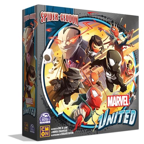 Asmodee - Marvel United - Spider-Geddon - Gioco Da Tavolo, 1-5 Giocatori, 14+ Anni, Edizione In Italiano