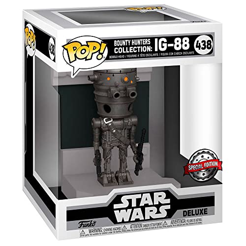 Funko Pop! Deluxe: Star Wars Bounty Hunter Ig-88 Metallic