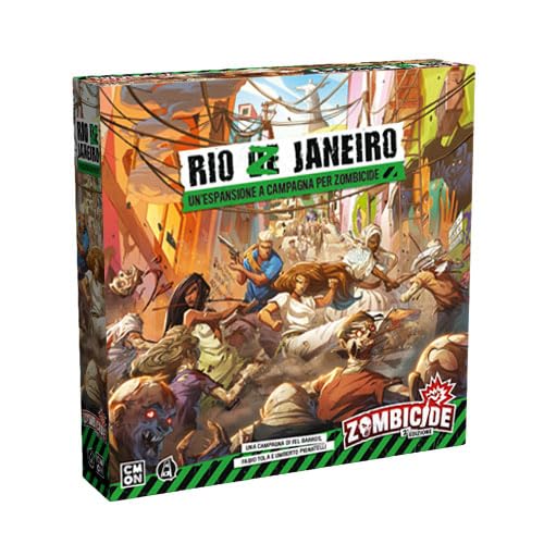 Asmodee - Zombicide: Seconda Edizione, Rio Z Janeiro - Espansione Gioco Da Tavolo, Edizione In Italiano