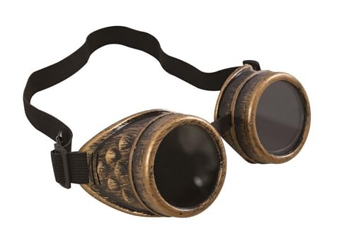 P' Tit Clown 69100 Occhiali Steampunk, Taglia Unica