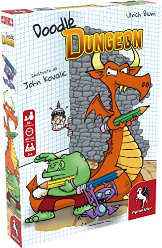 Asmodee: Doodle Dungeon, Gioco Da Tavolo, 2-4 Giocatori, 10+ Anni, Edizione In Italiano