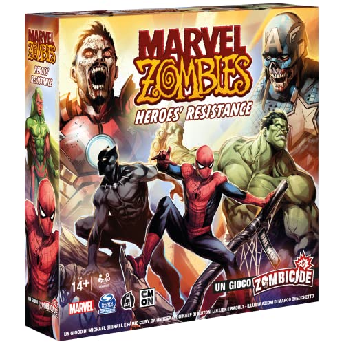 Asmodee - Marvel Zombies: Heroes' Resistance - Gioco Da Tavolo Zombicide, 1-4 Giocatori, 14+ Anni, Edizione In Italiano