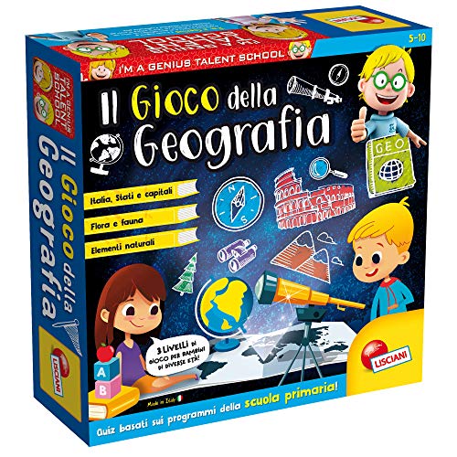 Lisciani Giochi Giro Geo Giochi Educativi, Multicolore, 48908