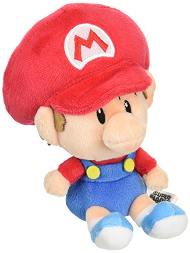 Sanei Boeki Super Mario All Star Collection Baby Mario (S) Plush Doll Toy Plüschtiere (Japan) 15Cm