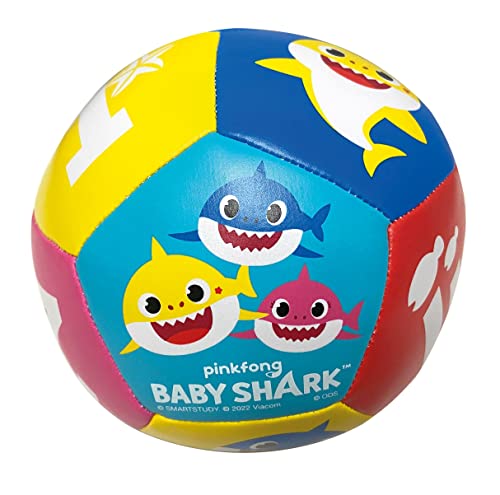 Ods Toys Baby Shark - Baby Ball Ultra Soft Palla Morbida Cm 12,7 In Ecopelle. Ideale Nei Primi Mesi