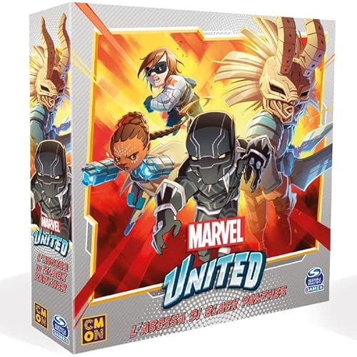 Asmodee - Marvel United: L'Ascesa Di Black Panther - Espansione Gioco Da Tavolo, Edizione In Italiano