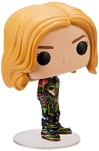Funko Pop! Vinyl Bobble Captain Marvel With Neon Suit - Figura In Vinile Da Collezione - Idea Regalo - Merchandising Ufficiale - Giocattoli Per Bambin