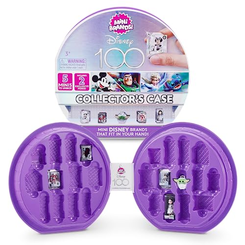 5 Surprise 100 Years Of Wonder, Mini Brands Platinum Limited Edition Collector'S Case, Disney Platinum 100 Anni Di Meraviglie, Mini Marchi Disney Plat