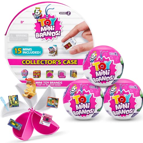 5 Surprise- Toy Mini Brands Series 2 Wave 2 Combo (Custodia Da Collezione E 3 Capsule) Pacchetto Combinato, 77244-B
