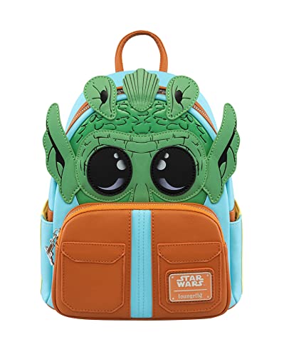 Loungefly Funko Star Wars Greedo Backpack - Han Solo - Esclusiva Amazon - Sacchetto Carino Da Collezione - Idea Regalo - Merchandising Ufficiale - Per