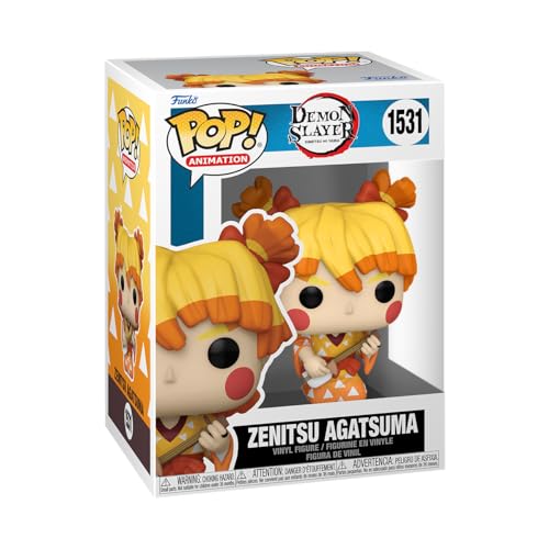 Funko Pop! Animation: Demon Slayer - Zenitsu Agatsuma - (Kimono) - Figura In Vinile Da Collezione - Idea Regalo - Merchandising Ufficiale - Giocattoli