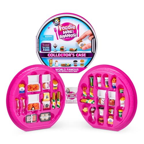 5 Surprise- Custodia Da Collezione Foodie Mini Brands Capsula Misteriosa, Colore Serie 1, Collector'S Case, 77288