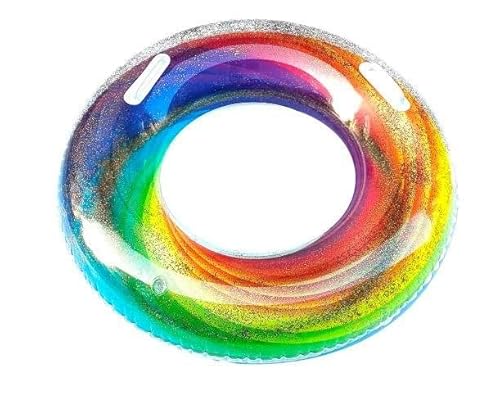 Btx S.R.L. (Btx)- Salvagente 90Cm Rainbow Glitt Bl225, Btx066