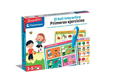 Clementoni Penna Interattiva Primi Esercizi, Colore Vari, 55318