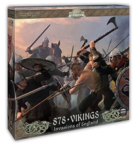 Academy Games - Birth Of Europe 878 Vikings Invasion Of England - Board Game - Ages 12 And Up - 2-4 Players - English Version