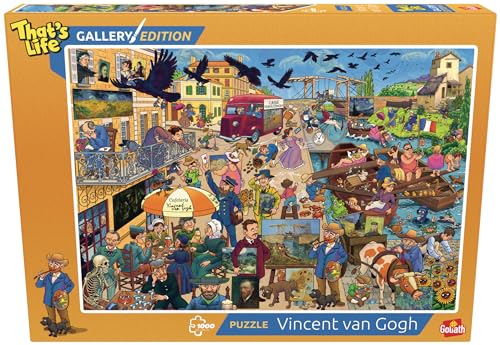 Goliath Toys- Vincent Van Gogh-Puzzle, Colore Giallo, Standard, 930586