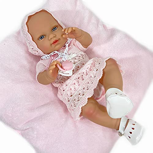 Nines Artesanals D'Onil - Bambola Baby Neonato Crochet Con Cuscino In Omaggio (450)
