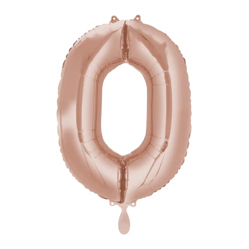 Mid Size Number 0 Rose Gold