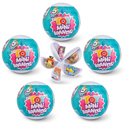 5 Surprise Toy Mini Brands Capsules Collectible (5 Pack) By Zuru