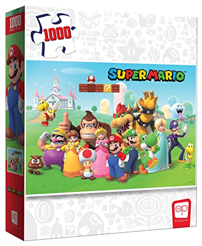 Usaopoly- Super Mario Puzzle, Pz005-735-002200-06