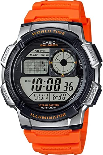 Casio Orologio Con Movimento Al Quarzo Giapponese Man Ae-1000W-4B 40.0 Mm