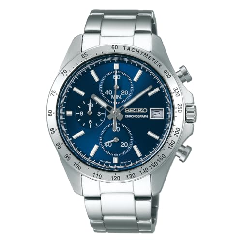 Seiko Sbtr023 Spirit Quartz Chronograph Mens Watch Spedito Dal Giappone, Blu, Cronografo