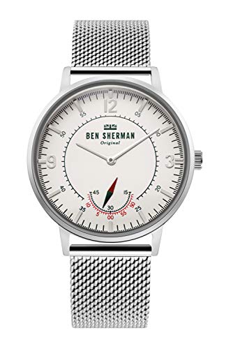 Ben Sherman Orologio Analogico Quarzo Uomo Con Cinturino In Acciaio Inox Wb034Sm
