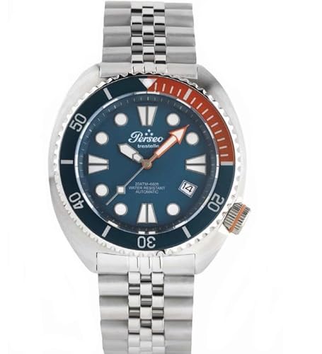 Perseo Orologio Tartaruga Tre Stelle Automatico 90531.03 Lunetta Bicolore
