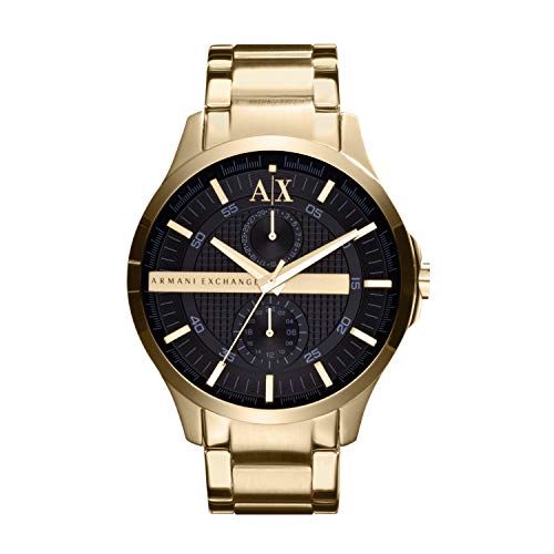 Armani Exchange Orologio Da Uomo, Movimento Multifunzione, Cassa In Acciaio Inossidabile 46 Mm Con Bracciale In Acciaio Inossidabile, Ax2122