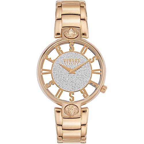 Versus Versace Kirstenhof Orologio 36 Mm, Donna, Oro Rosa/Argento