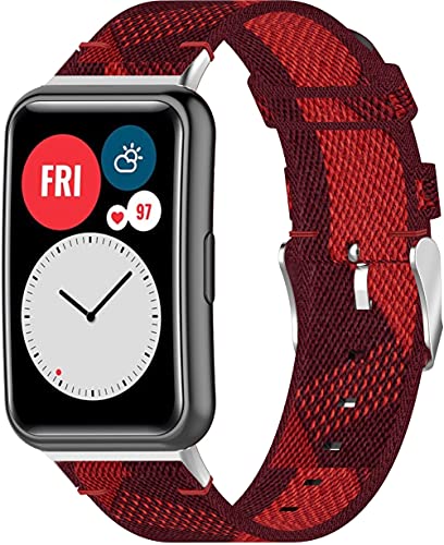 Chainfo Compatibile Con Huawei Watch Fit/Huawei Fit Cinturino In Nylon Watchbands Orologio Cinghie (Pattern 6), Pattern 6, Cinghia, Pattern 6, Cinturi