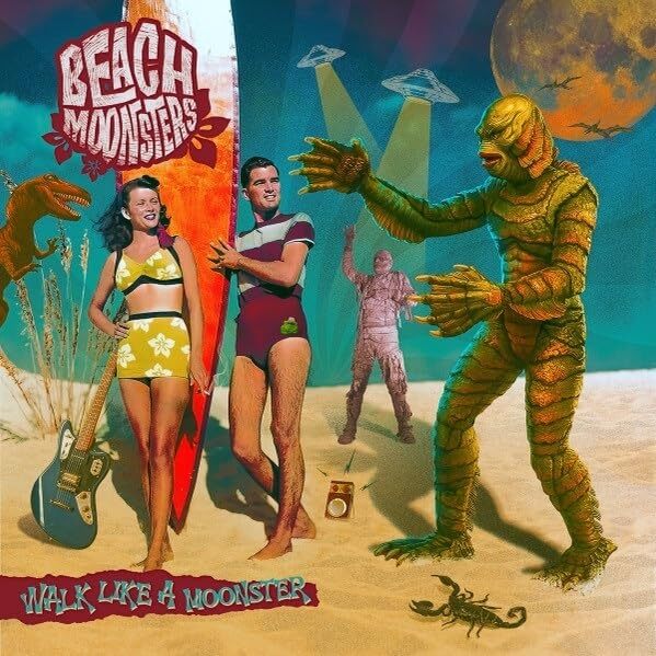 Beach Moonsters Walk Like A Moonster Vinyl NUOVO