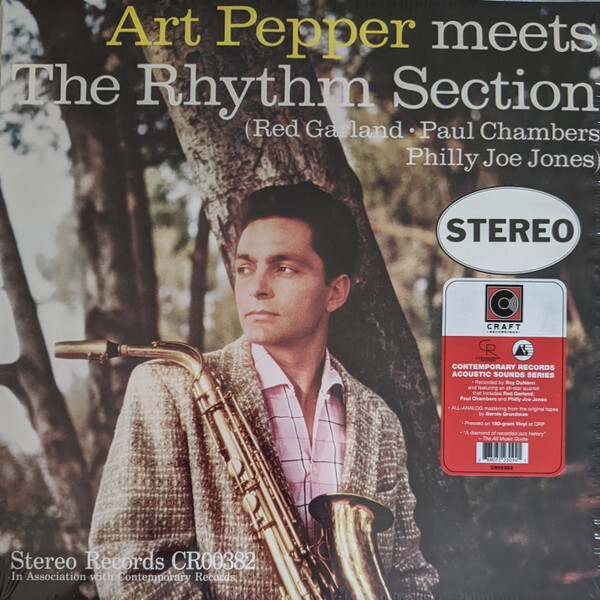 Art Pepper Meets The Rhythm Section Vinile Lp Nuovo e Sigillato