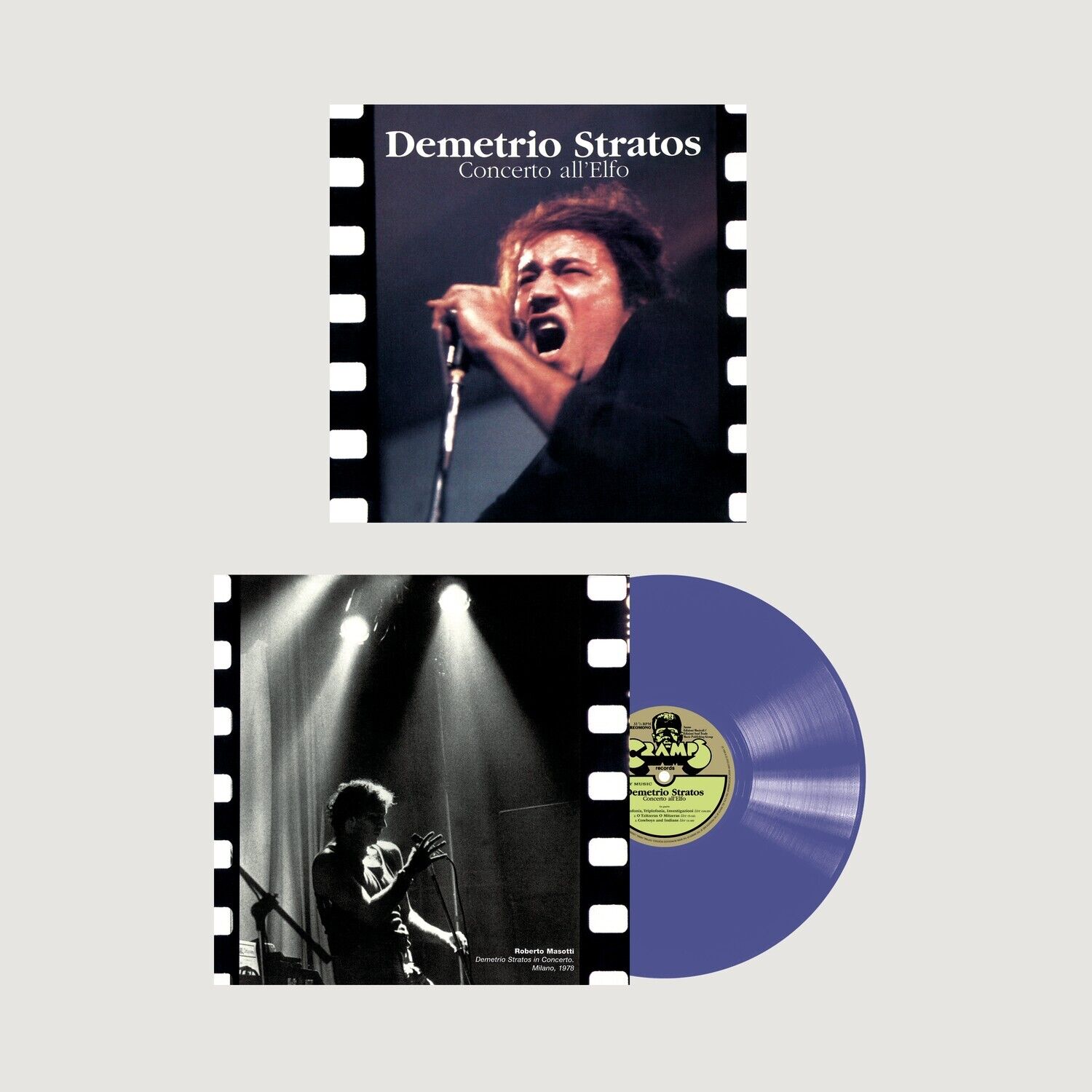 DEMETRIO STRATOS - Concerto All'Elfo (Live) (2022) LP Blue vinyl pre-order