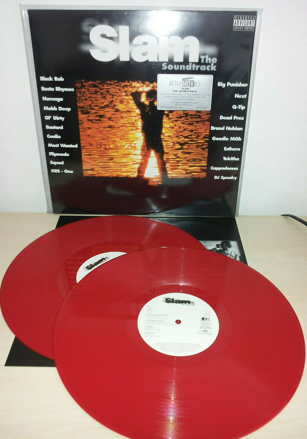 SLAM - OST - RED - NUMBERED - MOV - MUSIC ON VINYL - 2 LP