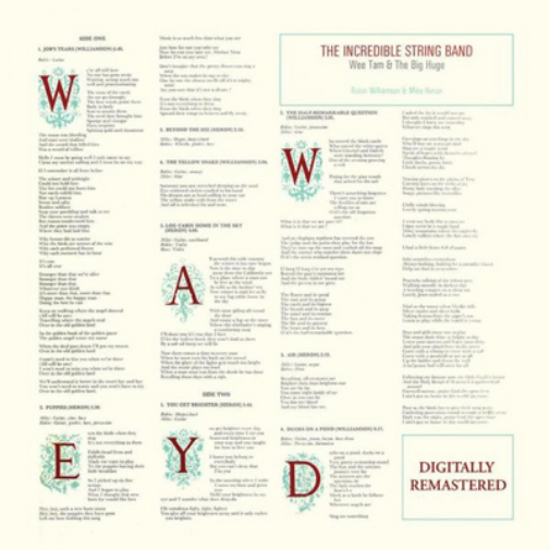The Incredible String Band Wee Tam/The Big Huge (CD) Album