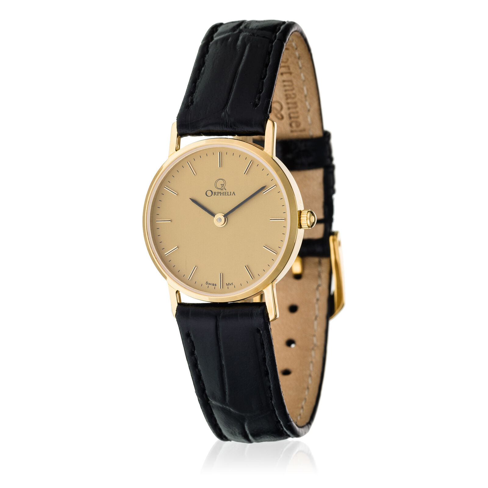 NUOVA Orologio Orphelia Gold Watches Donne Nero  MON-7067