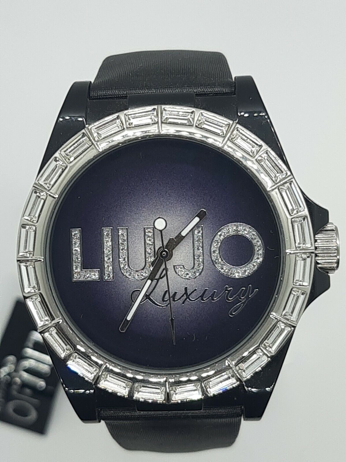 OROLOGIO LIUJO NERO SWAROSKY TLJ238 NUOVO  SCATOLO POCHETTE ***50% sconto*