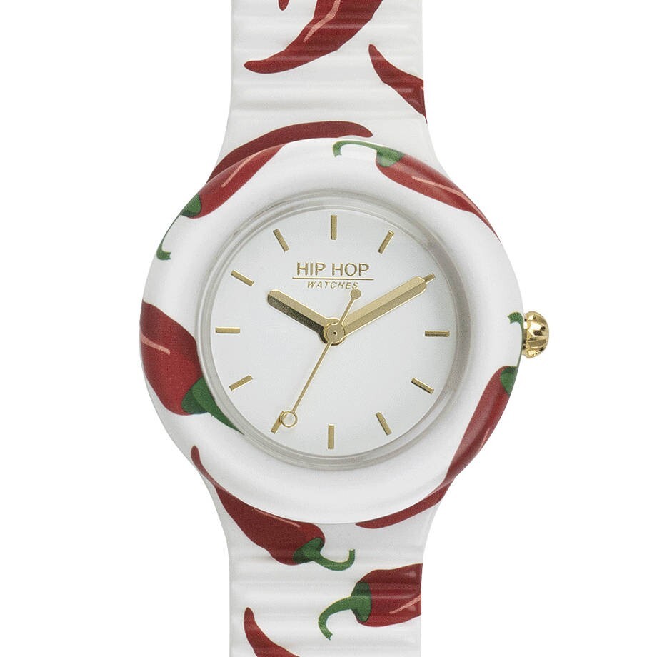 Orologio unisex Hip Hop Estate Italiana Red Pepper solo tempo HWU0951